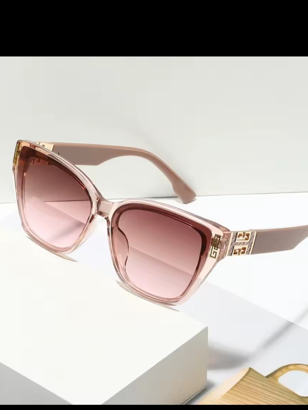 light pink sunglasses
